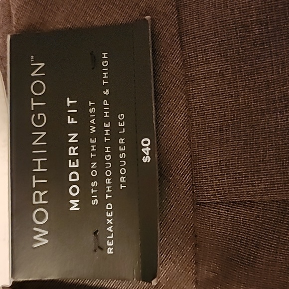 Worthington Brown Slacks Pants - Picture 3 of 4